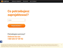 Tablet Screenshot of corton.pl